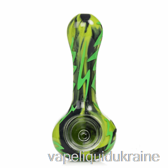 Vape Liquid Ukraine Eyce ORAFLEX Switchback Silicone Spoon Creature Green (Black / Lime Green)
